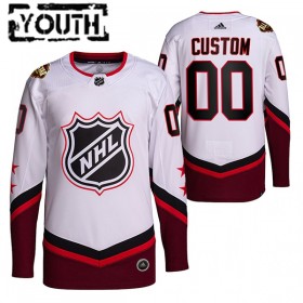 2022 NHL All-Star Custom Wit Authentic Shirt - Kinderen